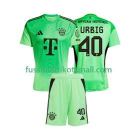 Fußballtrikots Bayern München Jonas Urbig 40 Torwart Kinder 2025-2026 Kurzarm Heimtrikotsatz kaufen